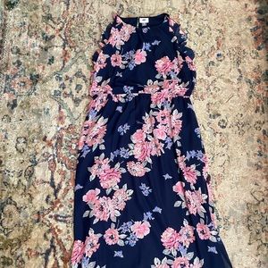 Old Navy floral maxi dress XL